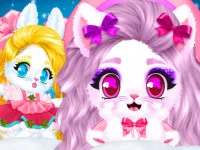 PLay Cat and Rabbit Holiday now!