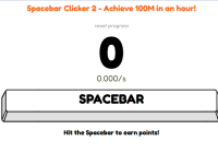 Play Spacebar Clicker 2 now!