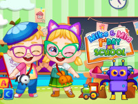 Play Mike And Mia 1st Day At School now!