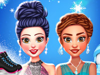 Play Princess Winter Ice Skating Outfits now!