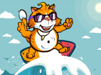 Play Surfer Cat now!